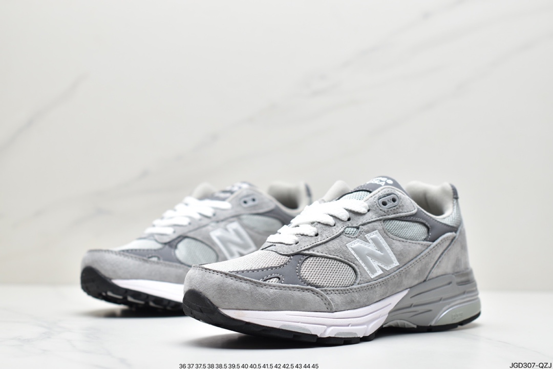 180 新百伦New Balance in USA MR993系列美产血统经典复古休闲运动百搭老爹跑步鞋 “元祖灰银3M”MR993GL