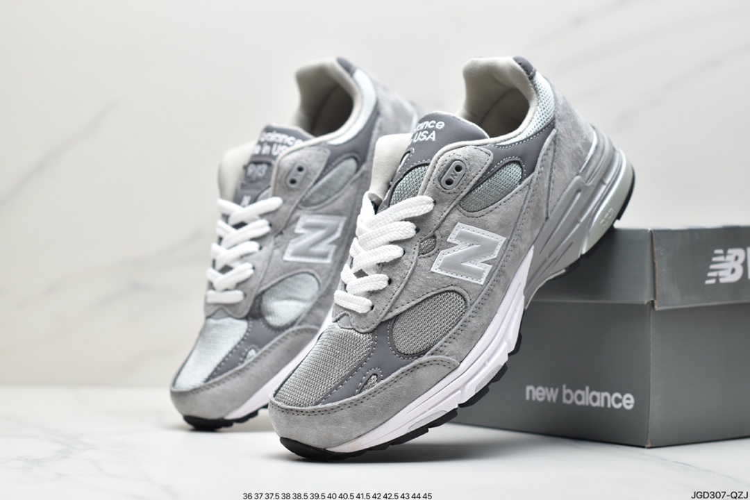 180 新百伦New Balance in USA MR993系列美产血统经典复古休闲运动百搭老爹跑步鞋 “元祖灰银3M”MR993GL