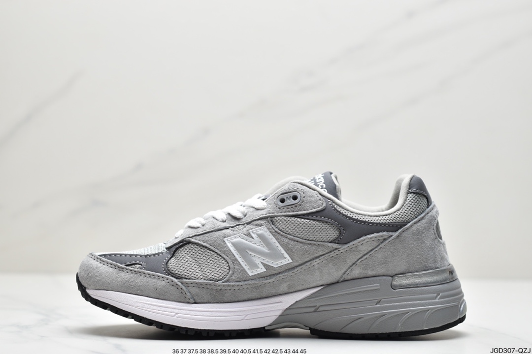 180 新百伦New Balance in USA MR993系列美产血统经典复古休闲运动百搭老爹跑步鞋 “元祖灰银3M”MR993GL