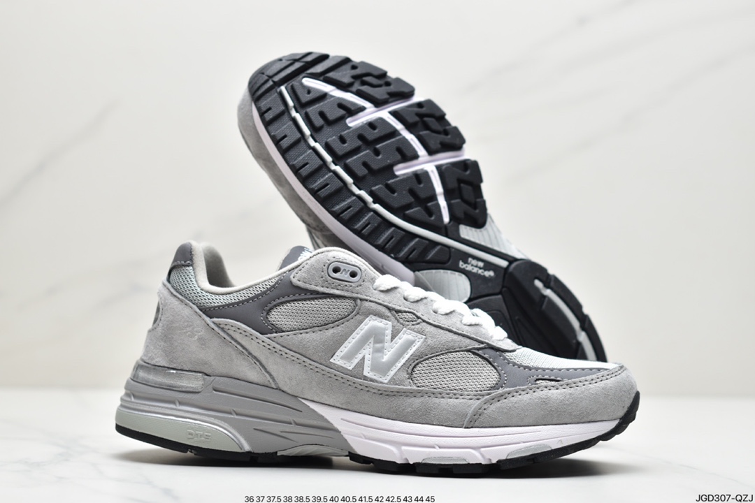 180 新百伦New Balance in USA MR993系列美产血统经典复古休闲运动百搭老爹跑步鞋 “元祖灰银3M”MR993GL