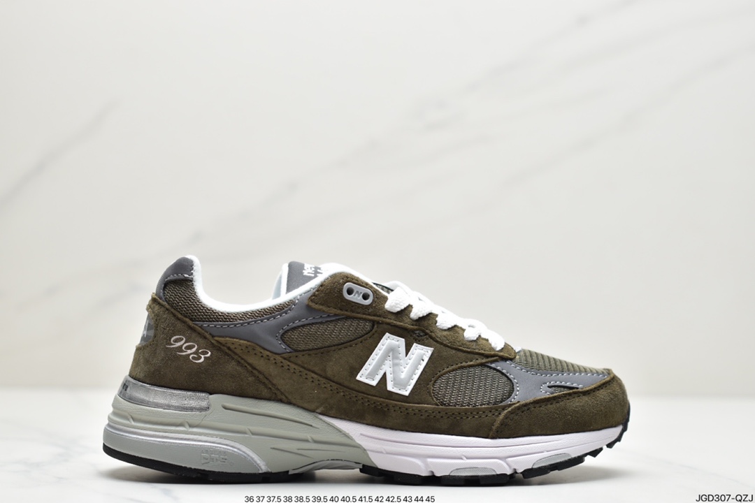 180 新百伦New Balance in USA MR993系列美产血统经典复古休闲运动百搭老爹跑步鞋 “元祖灰银3M” MR993GL