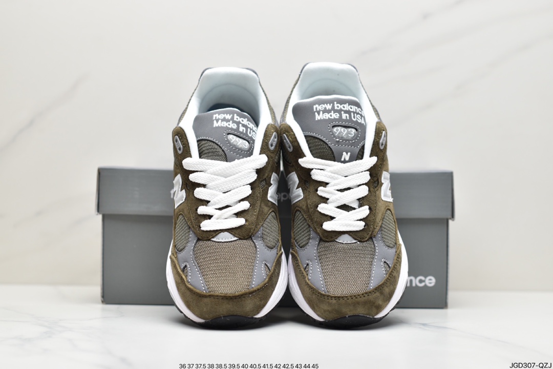 180 新百伦New Balance in USA MR993系列美产血统经典复古休闲运动百搭老爹跑步鞋 “元祖灰银3M” MR993GL