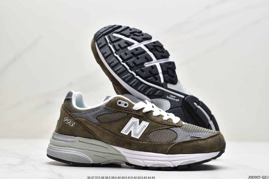 180 新百伦New Balance in USA MR993系列美产血统经典复古休闲运动百搭老爹跑步鞋 “元祖灰银3M” MR993GL