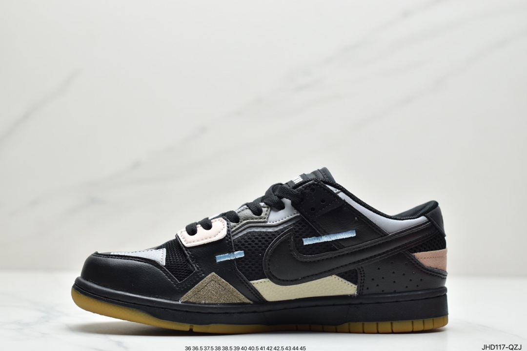 190 耐克Nike Dunk Low Scrap彩色拼接 浅蓝海玻璃 DB0500-100