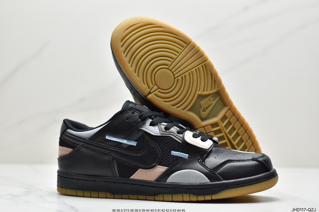 190 耐克Nike Dunk Low Scrap彩色拼接 浅蓝海玻璃 DB0500-100