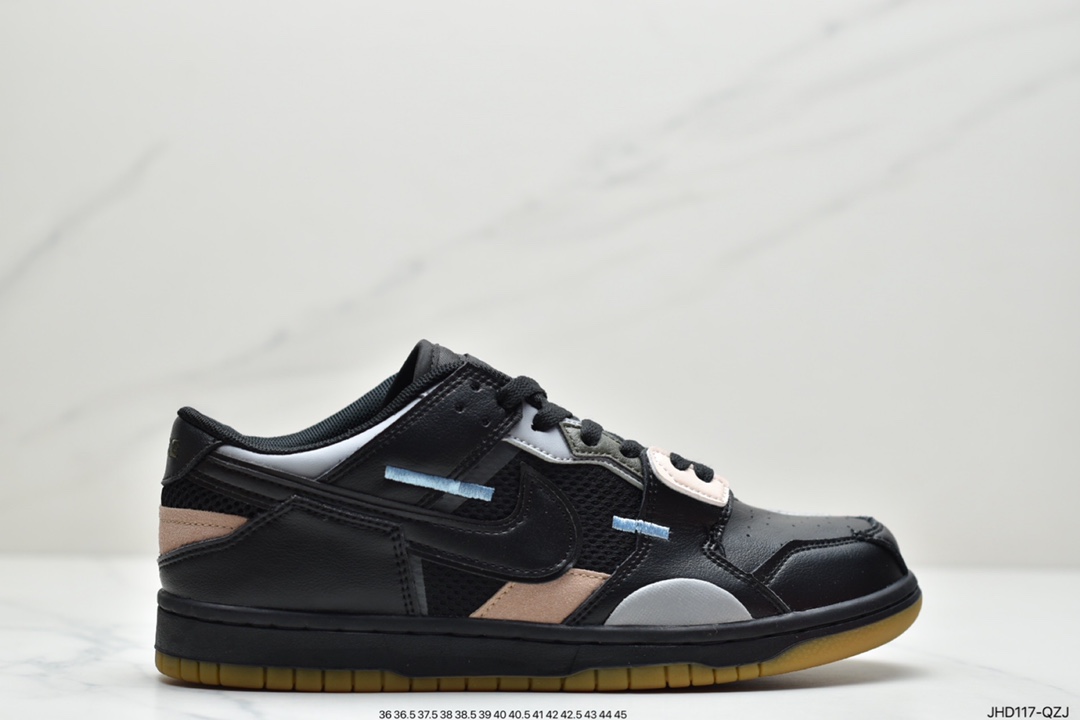 190 耐克Nike Dunk Low Scrap彩色拼接 浅蓝海玻璃 DB0500-100