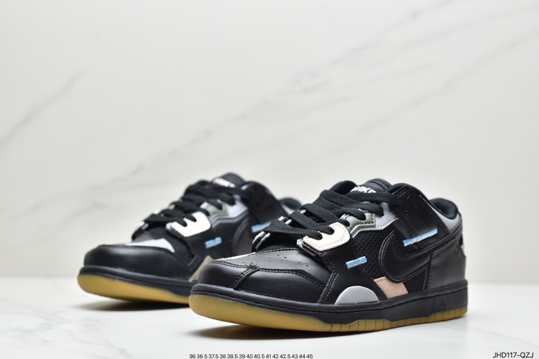 190 耐克Nike Dunk Low Scrap彩色拼接 浅蓝海玻璃 DB0500-100