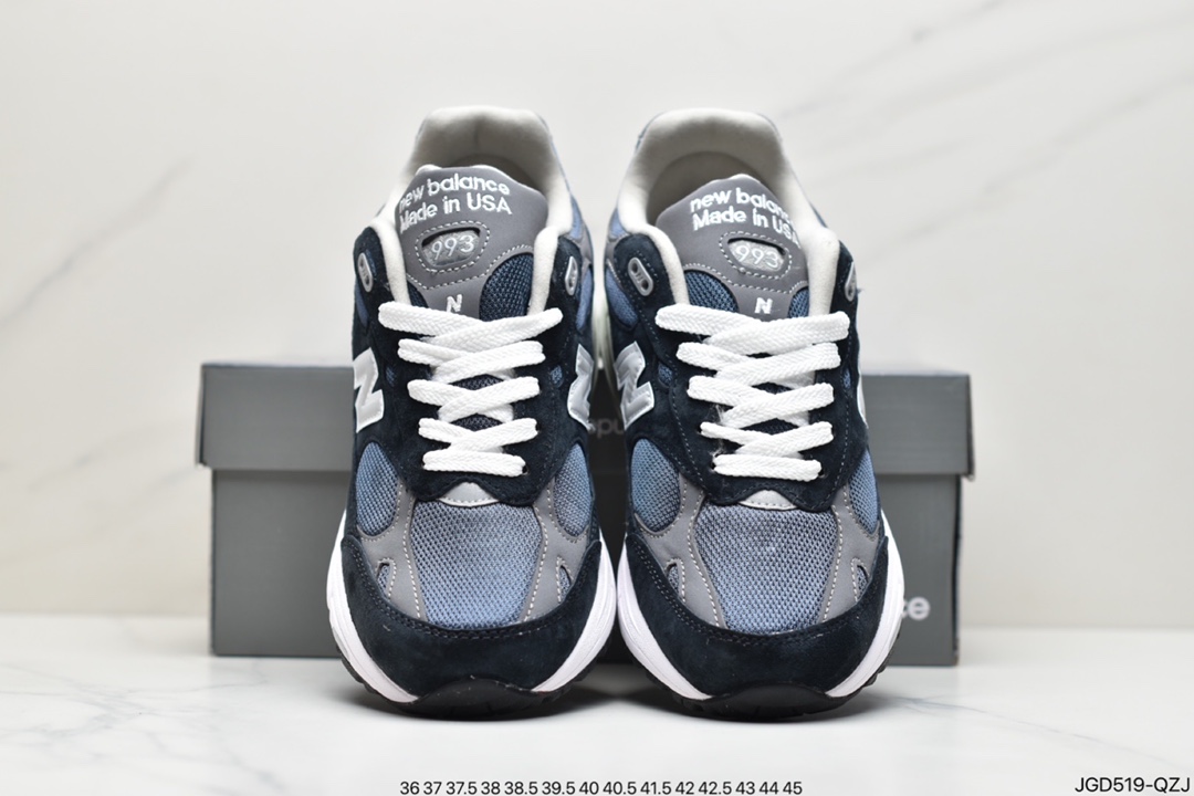 180 新百伦New Balance in USA MR993系列美产血统经典复古休闲运动百搭老爹跑步鞋 “元祖灰银3M” MR993GL