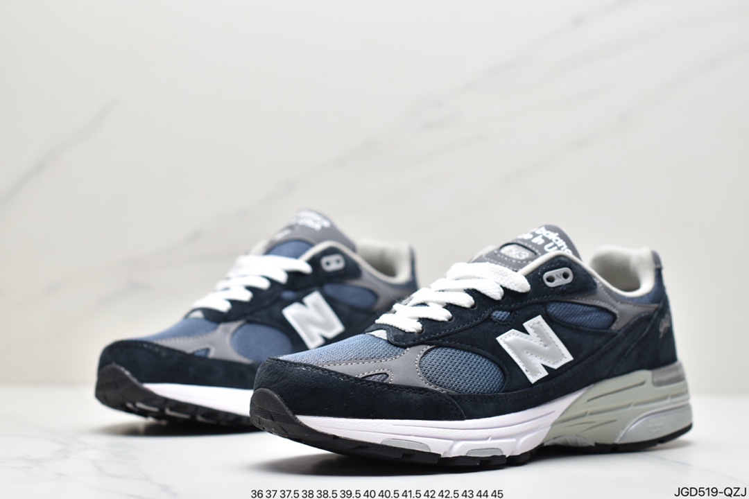 180 新百伦New Balance in USA MR993系列美产血统经典复古休闲运动百搭老爹跑步鞋 “元祖灰银3M” MR993GL