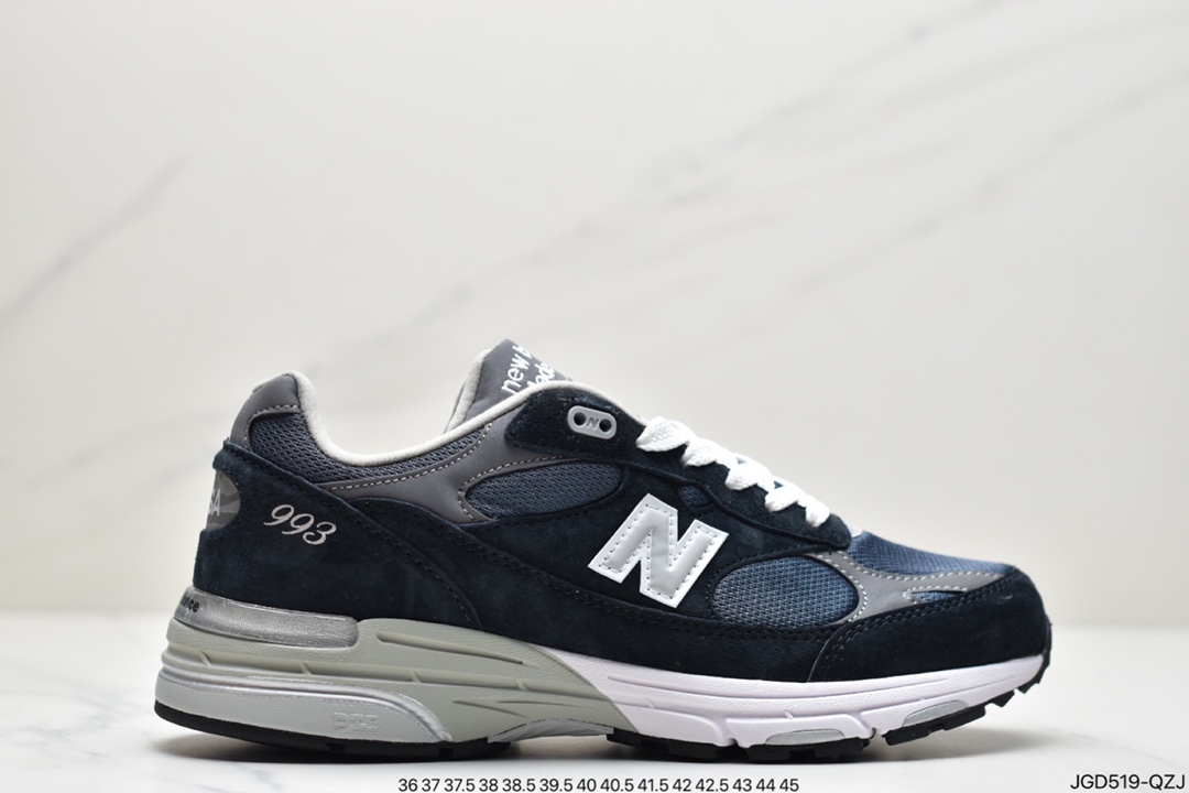 180 新百伦New Balance in USA MR993系列美产血统经典复古休闲运动百搭老爹跑步鞋 “元祖灰银3M” MR993GL