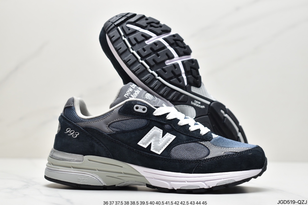 180 新百伦New Balance in USA MR993系列美产血统经典复古休闲运动百搭老爹跑步鞋 “元祖灰银3M” MR993GL