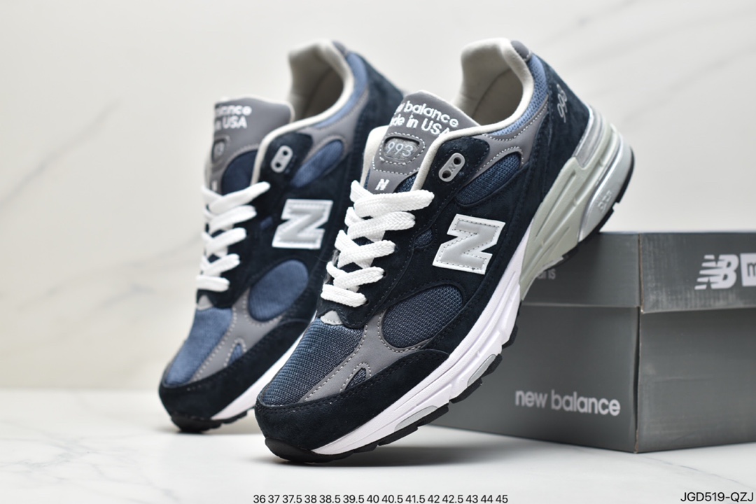 180 新百伦New Balance in USA MR993系列美产血统经典复古休闲运动百搭老爹跑步鞋 “元祖灰银3M” MR993GL