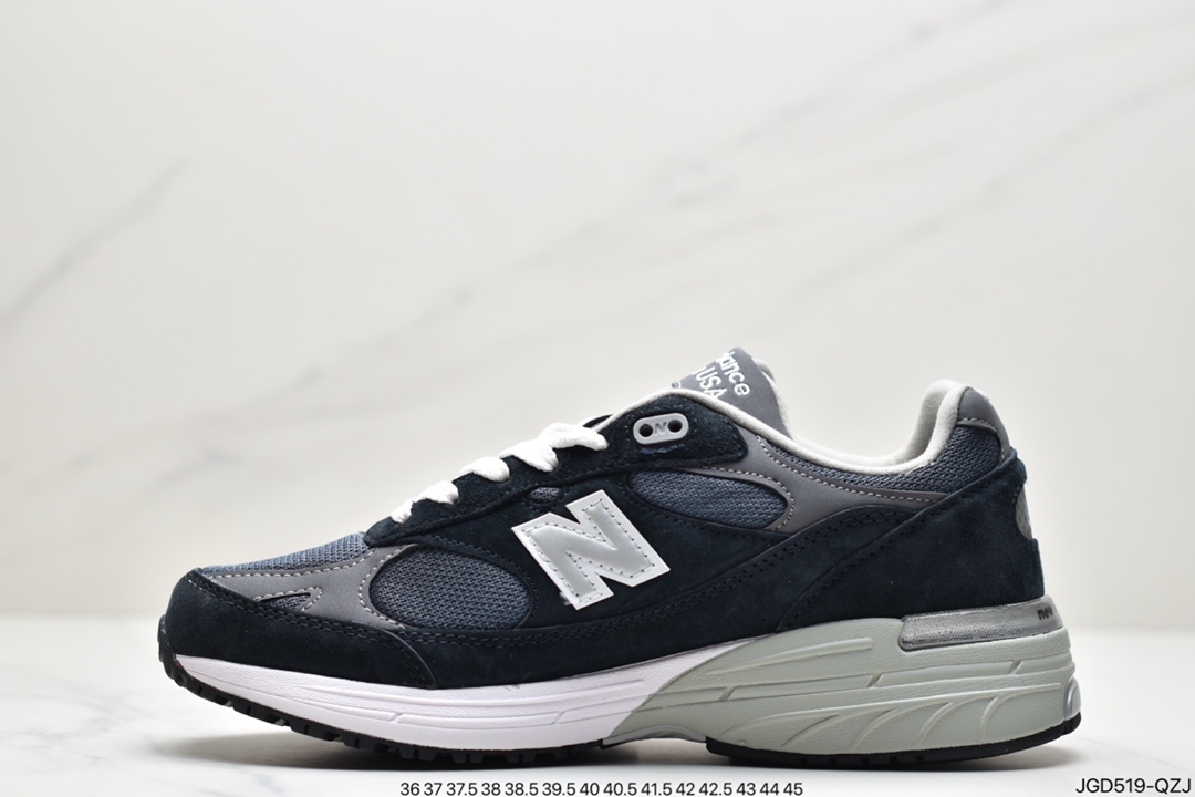 180 新百伦New Balance in USA MR993系列美产血统经典复古休闲运动百搭老爹跑步鞋 “元祖灰银3M” MR993GL