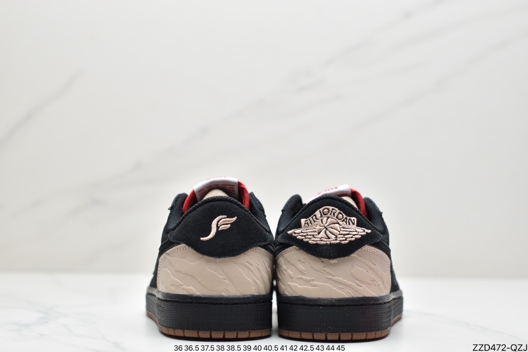 250 乔丹Air Jordan 1 Low低帮AJ1黑红主题食肉动物板鞋 DN3400-001