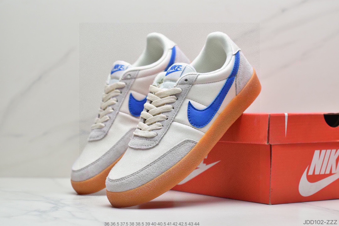 120 耐克板鞋 生胶米白绿色 复古板鞋J.Crew x Nike 联名 Killshot II Leather 432997-111