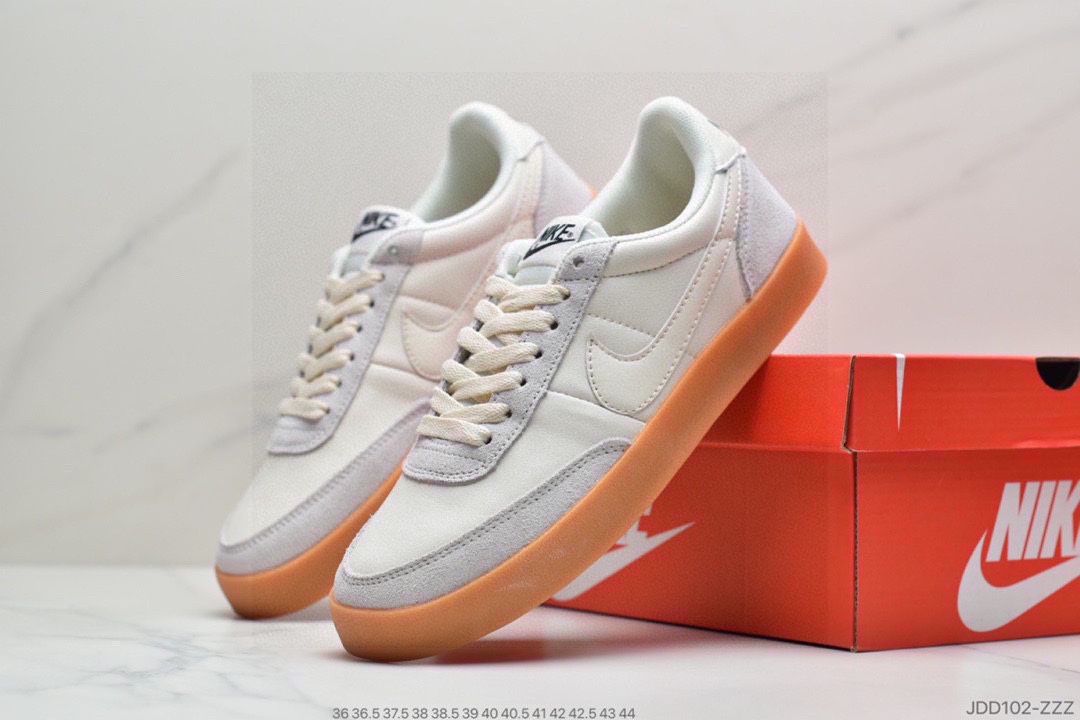 120 耐克板鞋 生胶米白绿色 复古板鞋J.Crew x Nike 联名 Killshot II Leather 432997-111