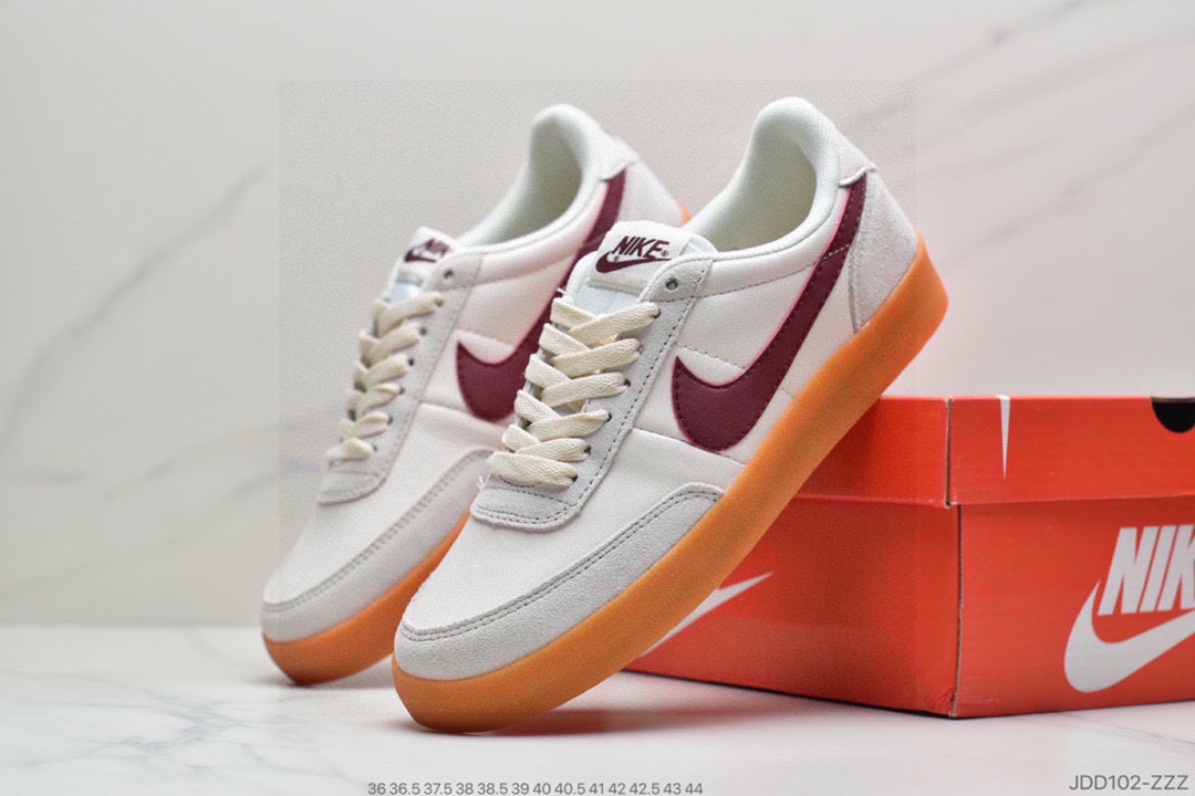 120 耐克板鞋 生胶米白绿色 复古板鞋J.Crew x Nike 联名 Killshot II Leather 432997-111