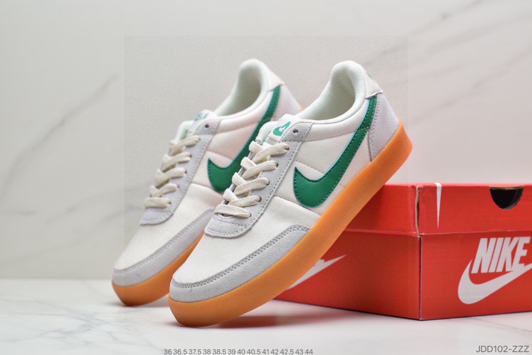 120 耐克板鞋 生胶米白绿色 复古板鞋J.Crew x Nike 联名 Killshot II Leather 432997-111