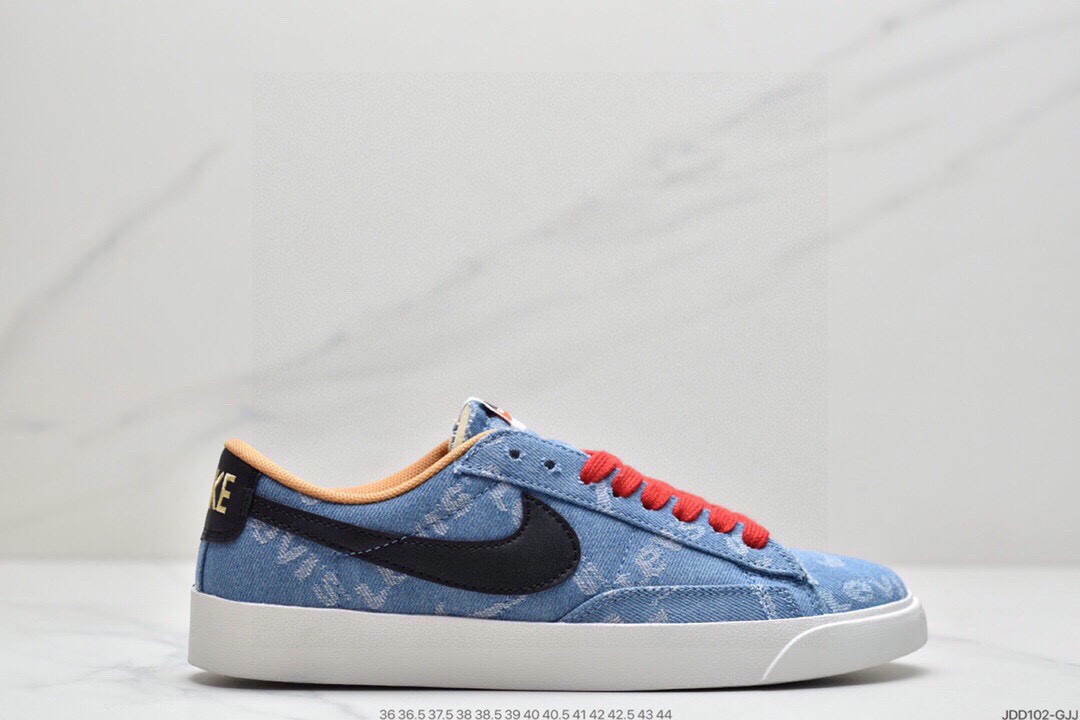 120 耐克NIKE WMNS Blazer Low LX 开拓者 低帮百搭休闲运动帆布板鞋 DJ4665-100
