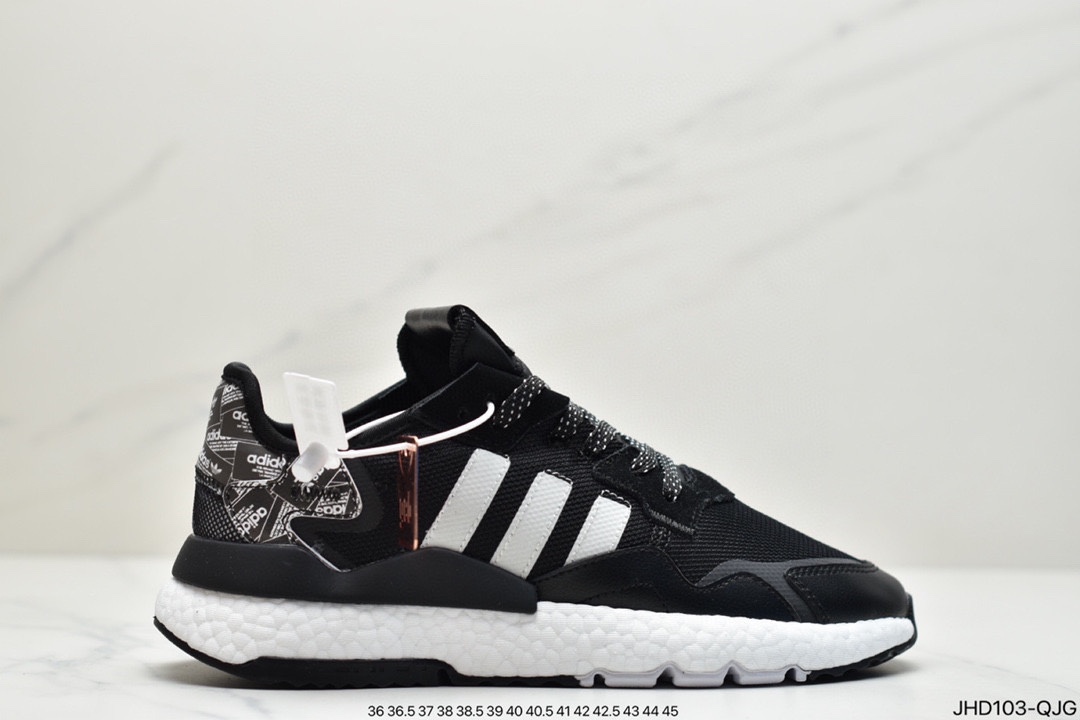 190 Adidas Nite Jogger 2019 Boost 夜行者复古跑鞋原厂材料 FW6687