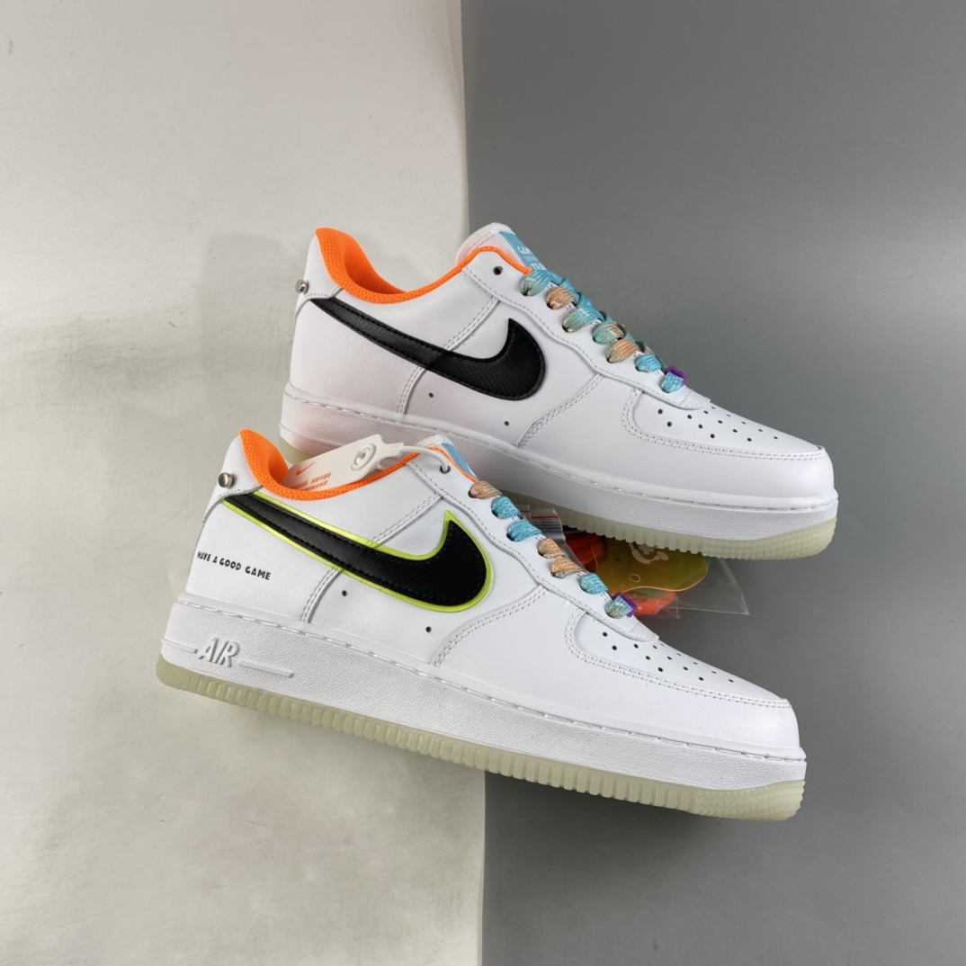 P200  NIKE Air Force 1 Low ”Have A Good Game”白黑橙  DO2333-101
