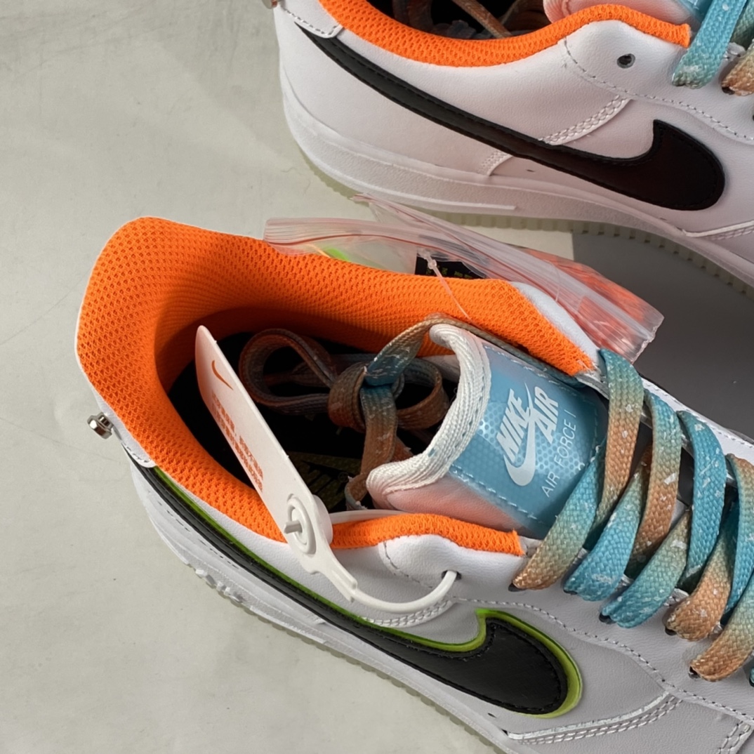 P200  NIKE Air Force 1 Low ”Have A Good Game”白黑橙  DO2333-101