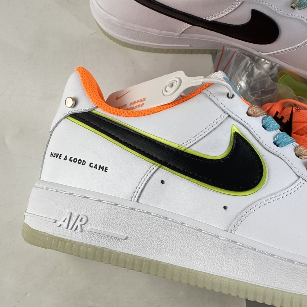 P200  NIKE Air Force 1 Low ”Have A Good Game”白黑橙  DO2333-101