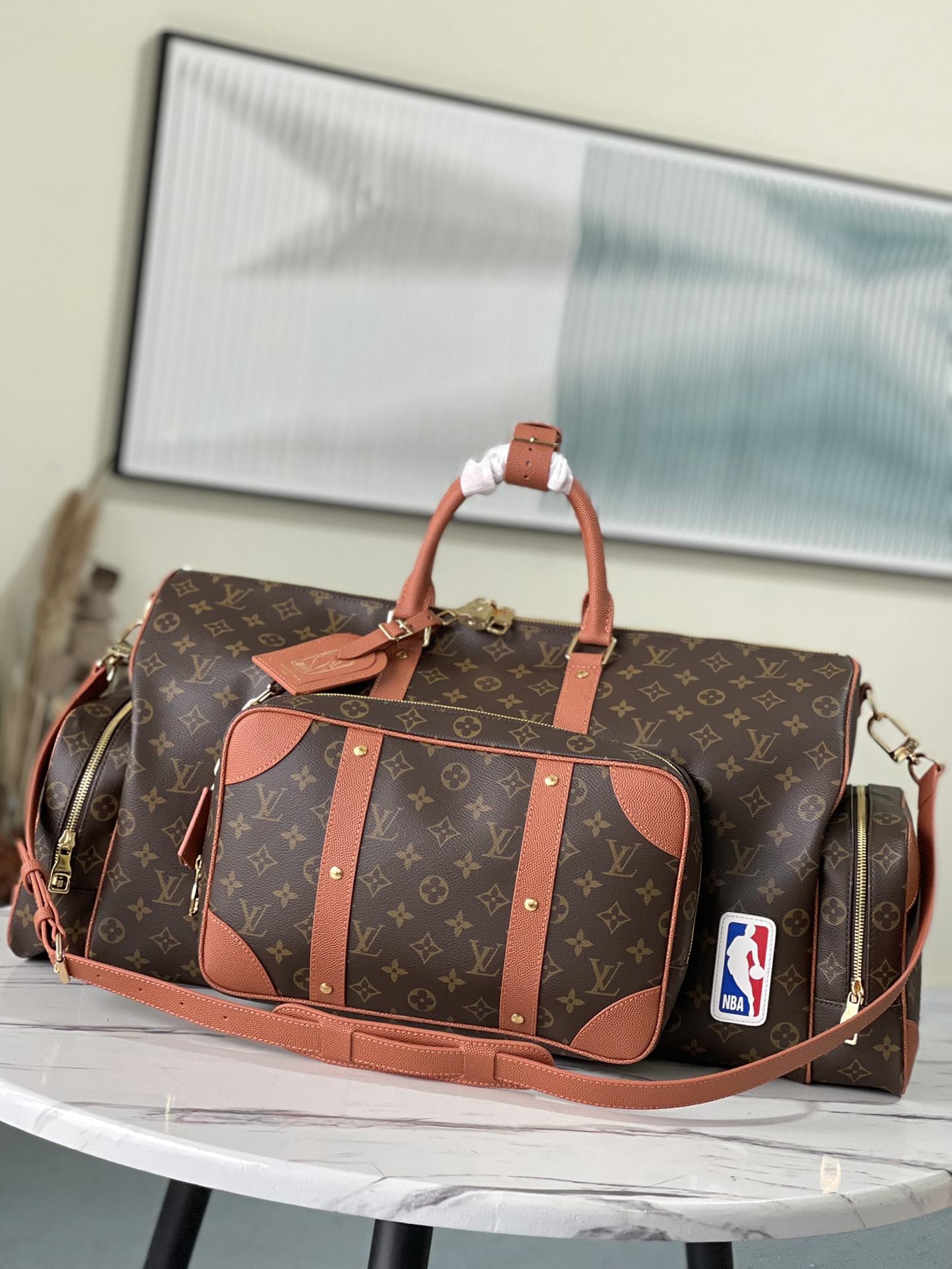 Louis Vuitton LV Keepall Travel Bags Monogram Canvas Sweatpants M45794