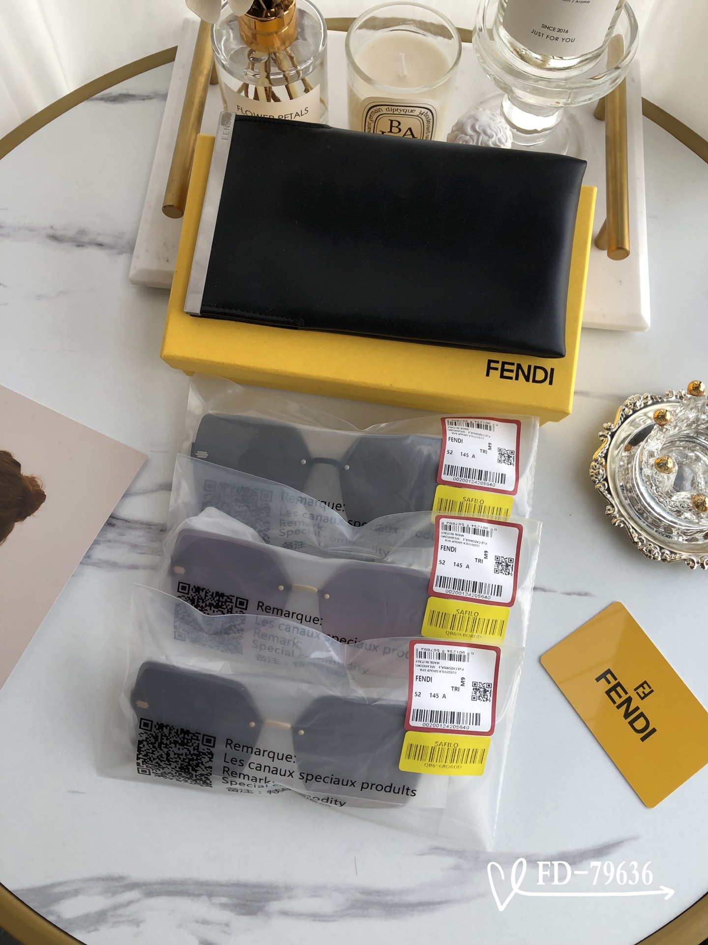 .意大利芬迪-FENDI.宝丽来树脂