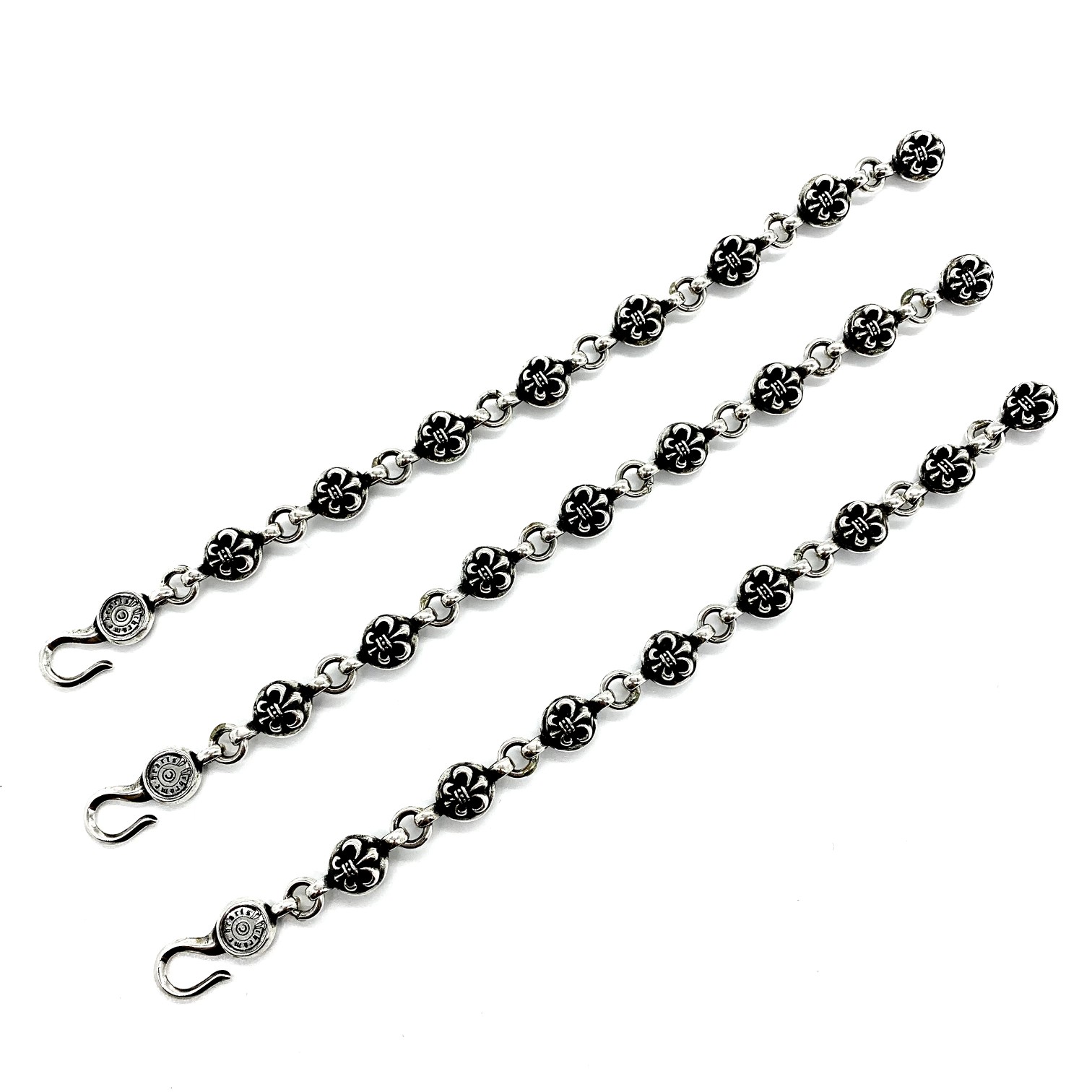 Chrome Hearts 克罗心童军花花珠手链 - ユニークなデザインとサイズオプション