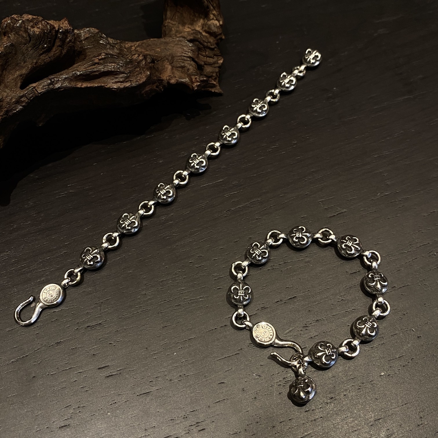 Chrome Hearts 克罗心童军花花珠手链 - ユニークなデザインとサイズオプション