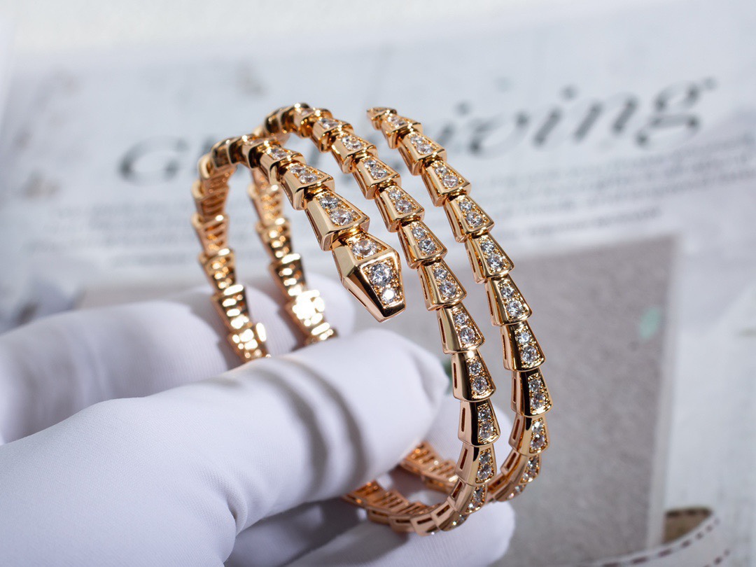 BVLGARI Bracelet Gold-Plated 18K Gold-Top Quality