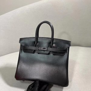 Replica 1:1 High Quality Hermes Birkin Bags Handbags Black Calfskin Cowhide