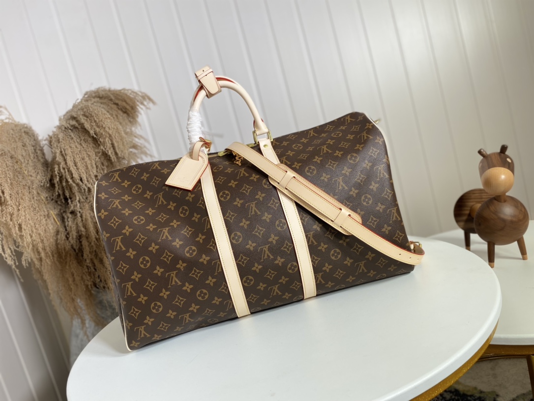 Louis Vuitton LV Keepall Travel Bags Monogram Canvas M41414