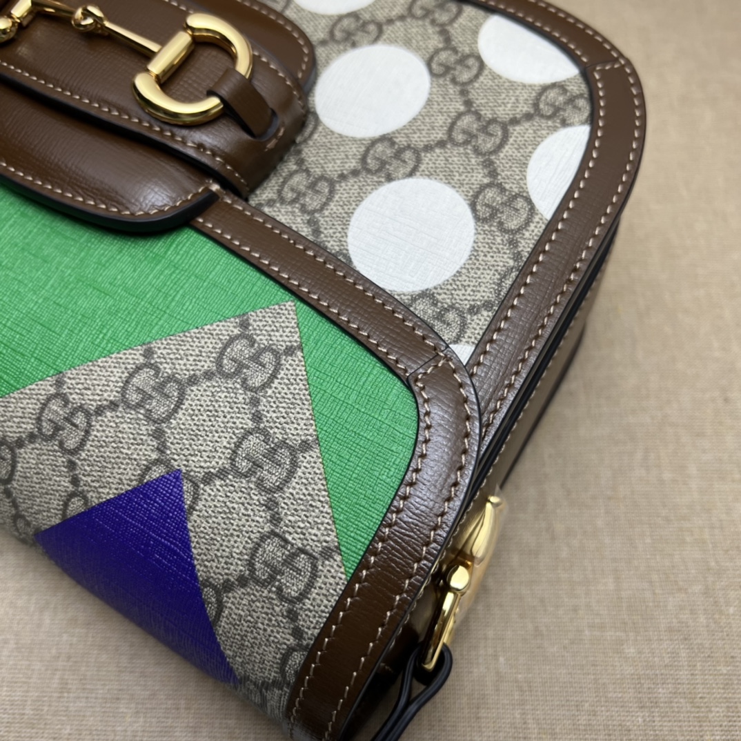 GUCCI古驰马衔扣1955系列小号肩背包602204