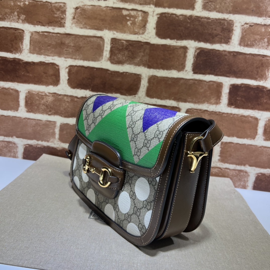 GUCCI古驰马衔扣1955系列小号肩背包602204