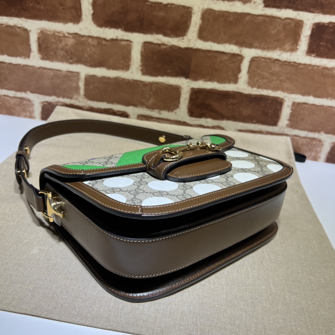 GUCCI古驰马衔扣1955系列小号肩背包602204