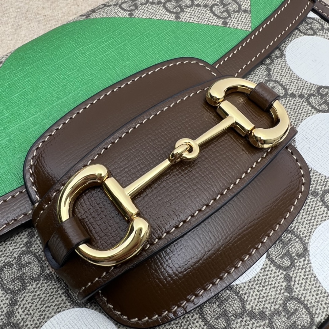 GUCCI古驰马衔扣1955系列小号肩背包602204