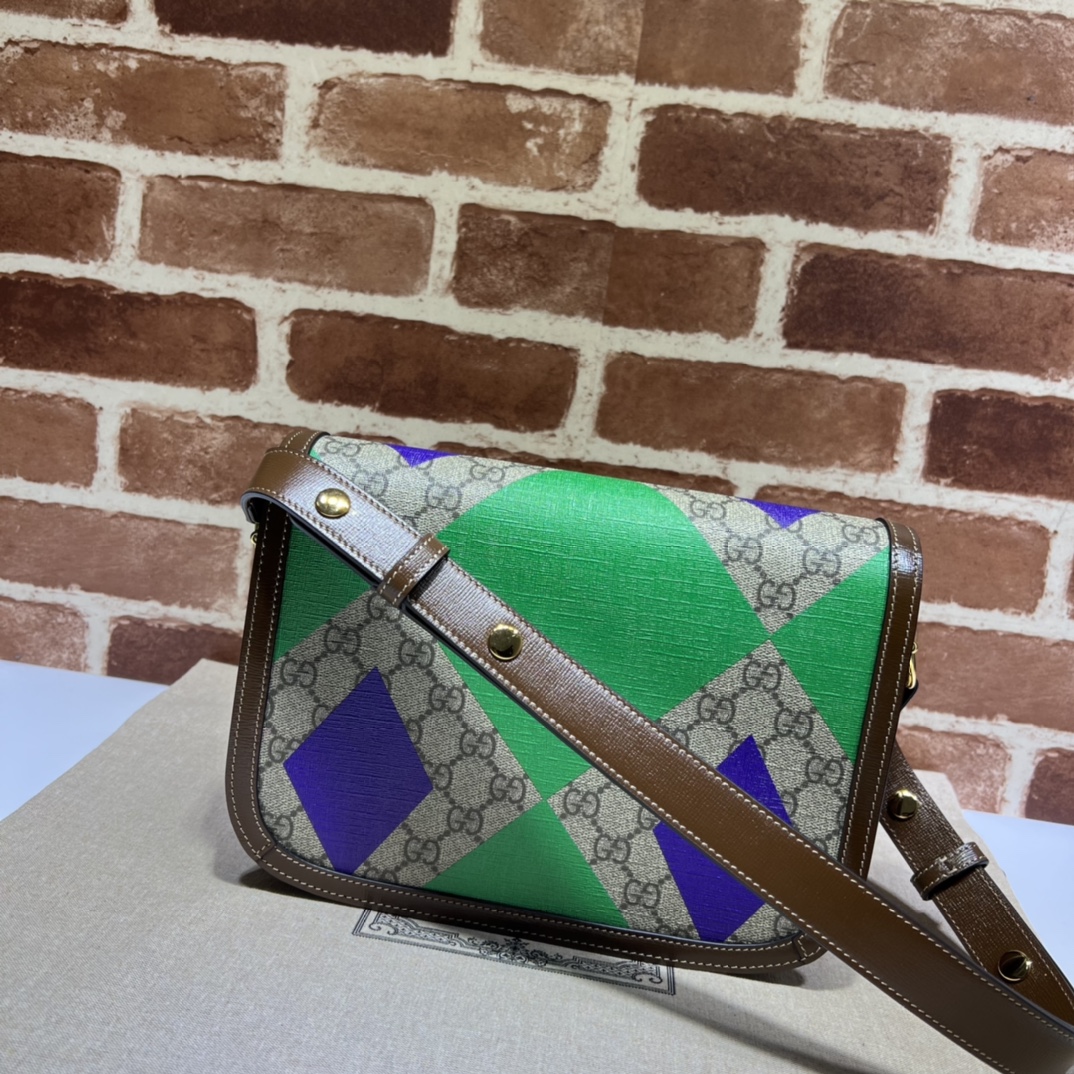 GUCCI古驰马衔扣1955系列小号肩背包602204