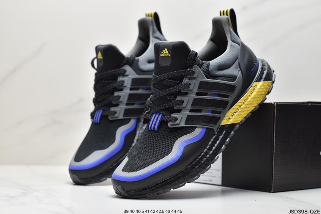 200 阿迪达斯Adidas Ultraboost DNA UB全掌爆米花休闲运动跑鞋GY6312