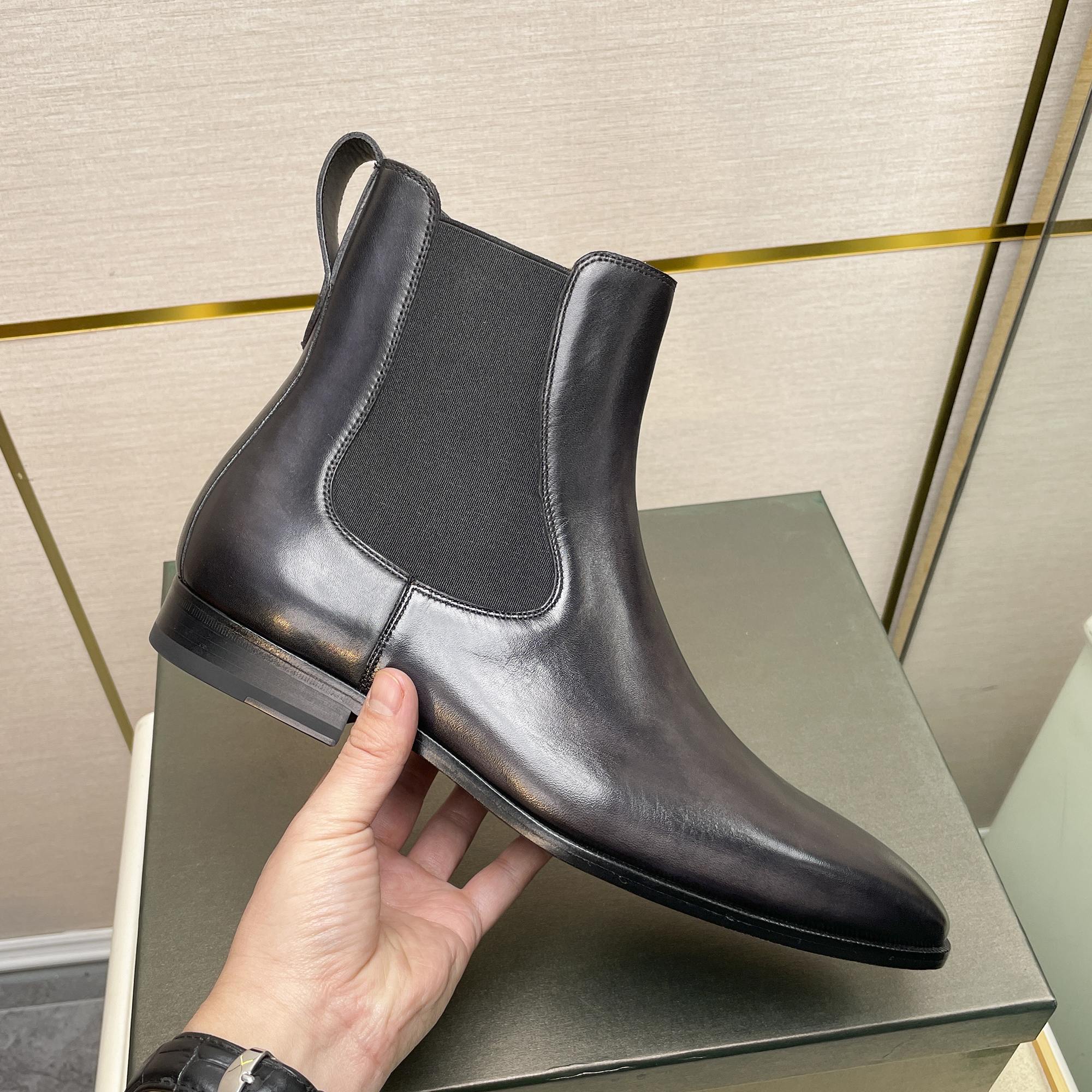 Berluti/Berluti 2022 Recién llegados Fabricados en piel de vacuno importada con roce repetitivo hech