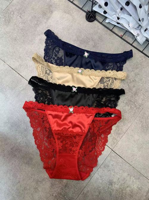 Lace Panties for Women Sexy Thong Underwear Lingerie with Cute Bow Design 1 Lace Panties for Women Sexy Thong Underwear Lingerie with Cute Bow Design