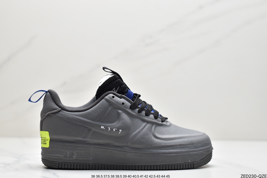 260 Nike Air Force 1 Experimental-Type N. 354”Black/Volt/Royal”空军一号经典低帮百搭休闲运动板鞋“CV1754-001