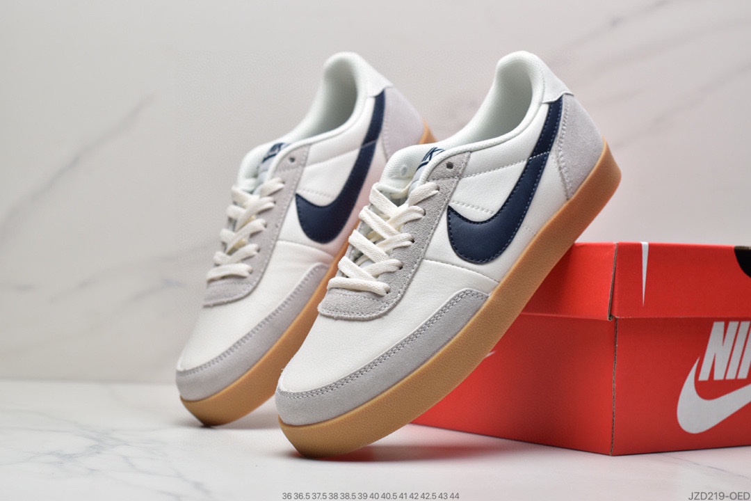 140 耐克板鞋 生胶米白绿色 复古板鞋J.Crew x Nike 联名 Killshot II Leather 432997-111