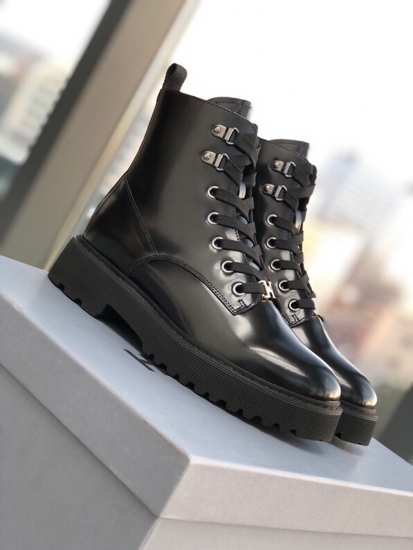Warm Cow Skin Boots for Autumn: Hogan Falls Collection, Sheepskin Lined, Rubber Sole. - 图片 3