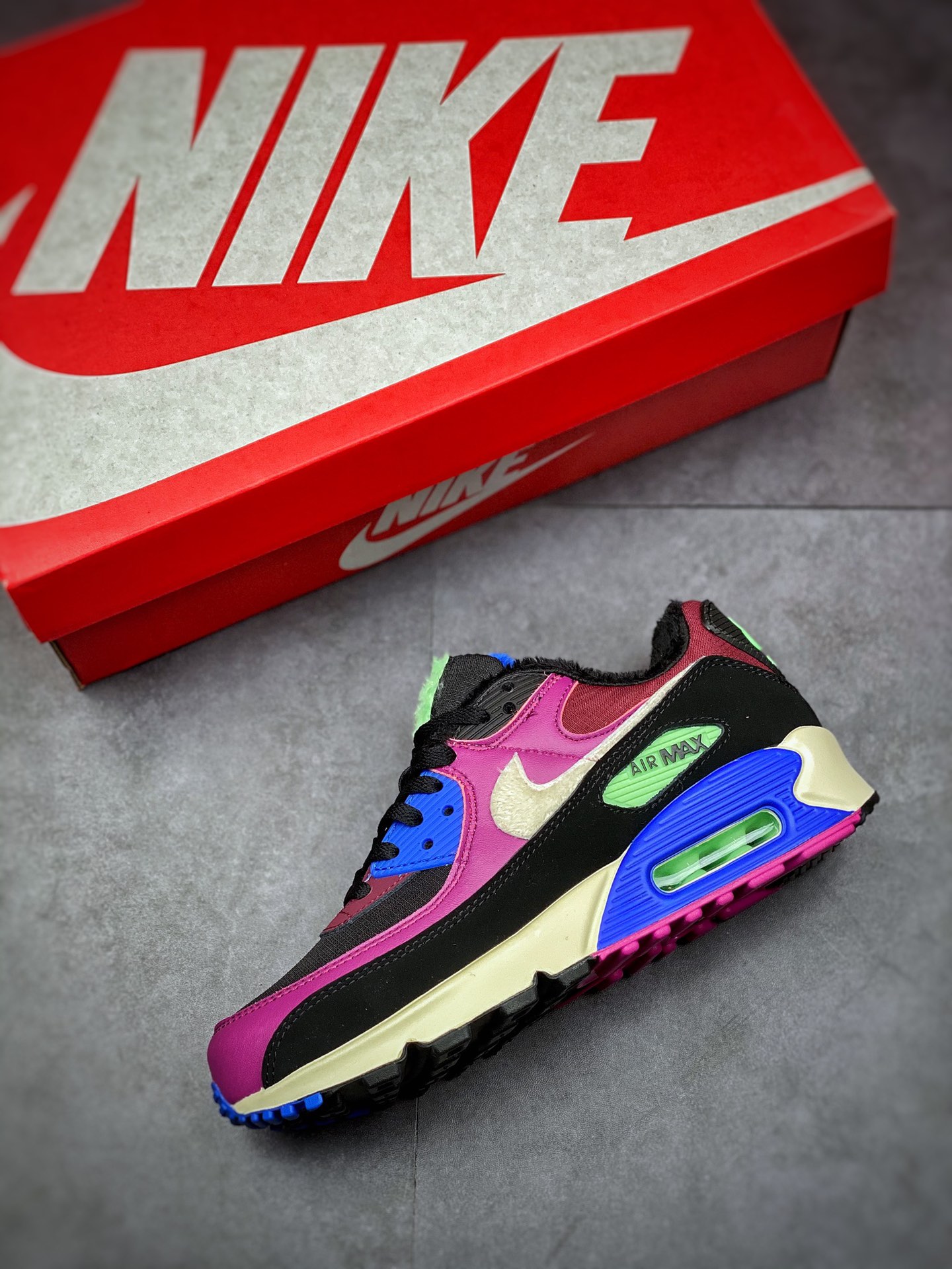 200 平台专供 NIKE Air Max 90 黑蓝红 Max90系 CT1891-500
