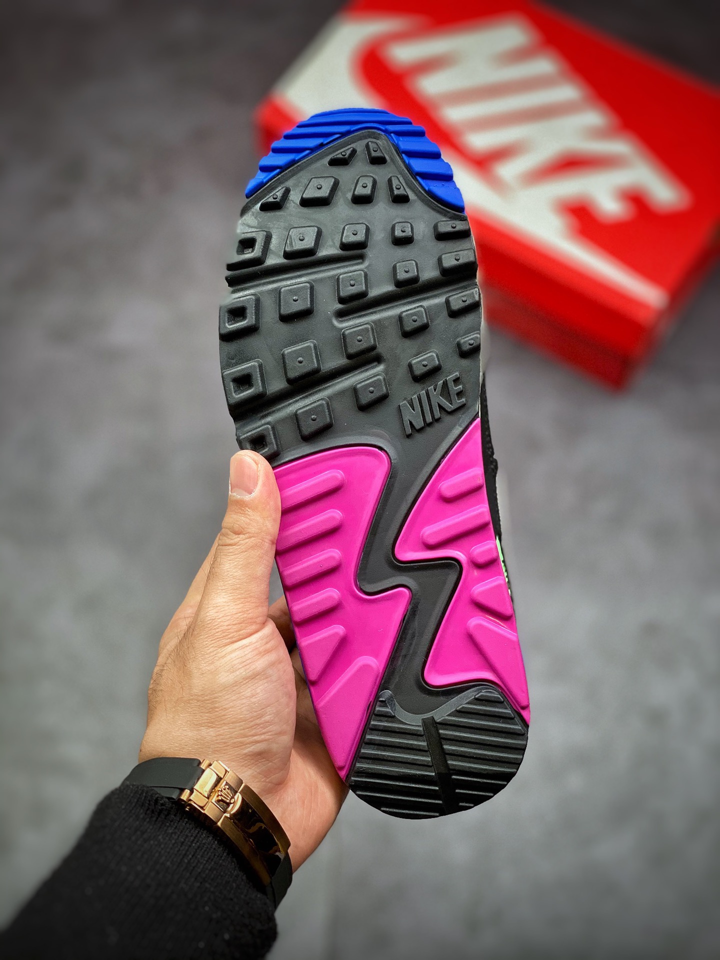 200 平台专供 NIKE Air Max 90 黑蓝红 Max90系 CT1891-500