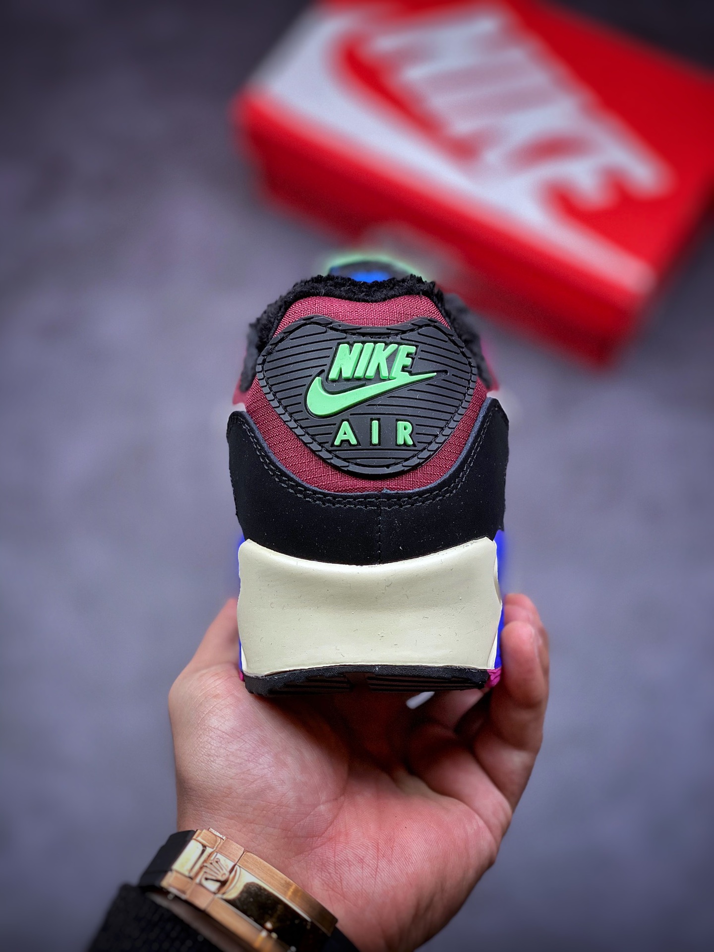 200 平台专供 NIKE Air Max 90 黑蓝红 Max90系 CT1891-500