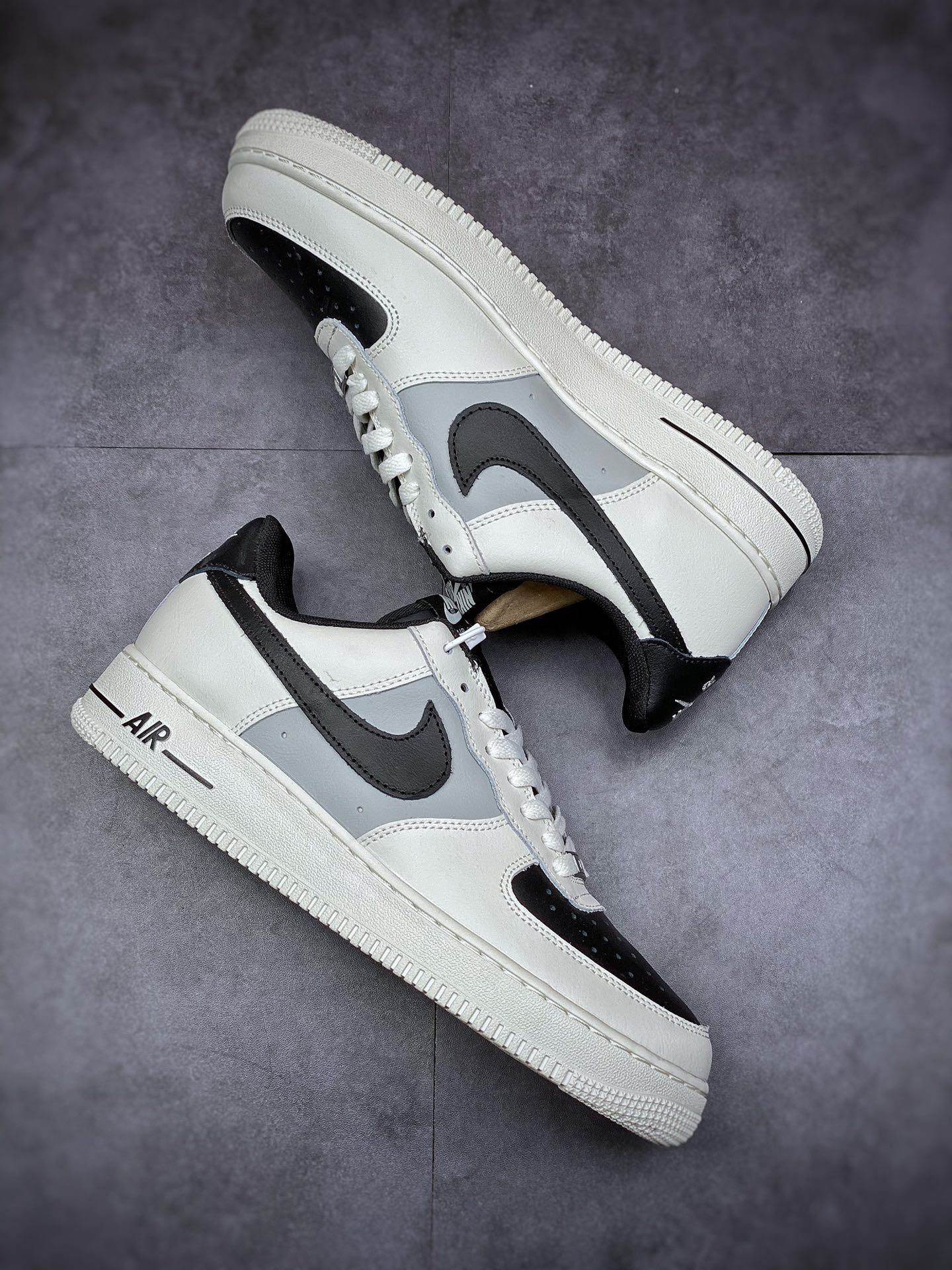 200 Nike Air Force 1 Low 07 黑白 原楦头原纸板 AH0287-211