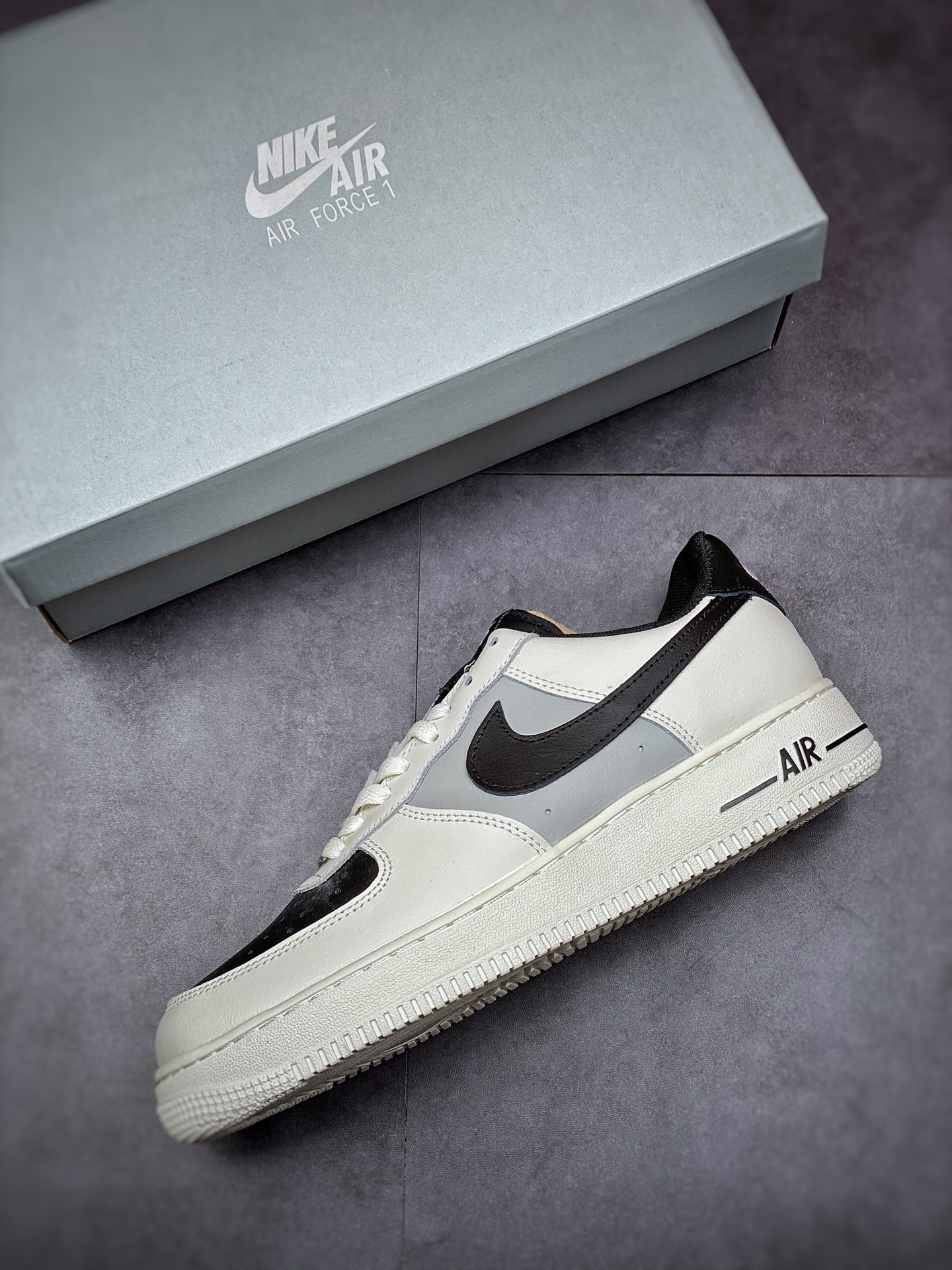 200 Nike Air Force 1 Low 07 黑白 原楦头原纸板 AH0287-211